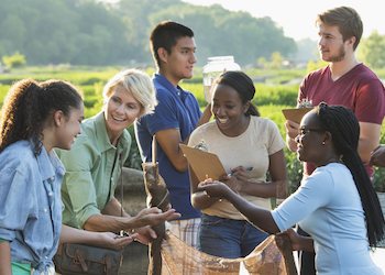 Image of volunteers together